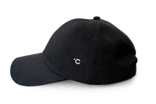 チャミコットンツイルキャップ ブラック