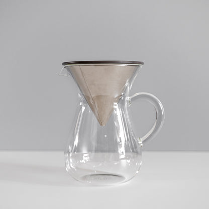 KINTO SCS CARAFE SET 2CUPS STAINLESS