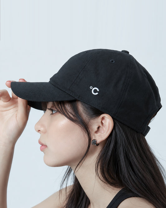 Chami Cotton Twill Cap in Black
