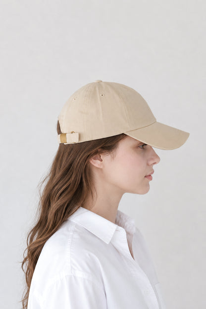 Chami Cotton Twill Cap, Khaki